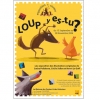 <h3>Affiche « Loup y es-tu ? » exposition à la Maison des Contes et des Histoires (75004)</h3>